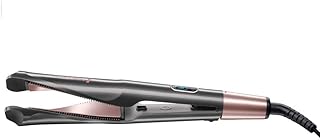 Piastra Capelli Curl & Straight, Piastra per Capelli Design 2 in 1 Semplice ed Intuitivo, Tormalina in Ceramica Ferro Piatto con Display LCD Temperatura Regolabile 160 ℃ -230 ℃