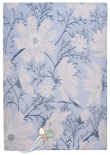 BLBMH Fundas de libro A5 para libros de tapa blanda para libros de 5.5 x 8.4 pulgadas, funda ajustable para mujeres mayores de 15 años, protector de tela suave para cuaderno, diario - Daisy