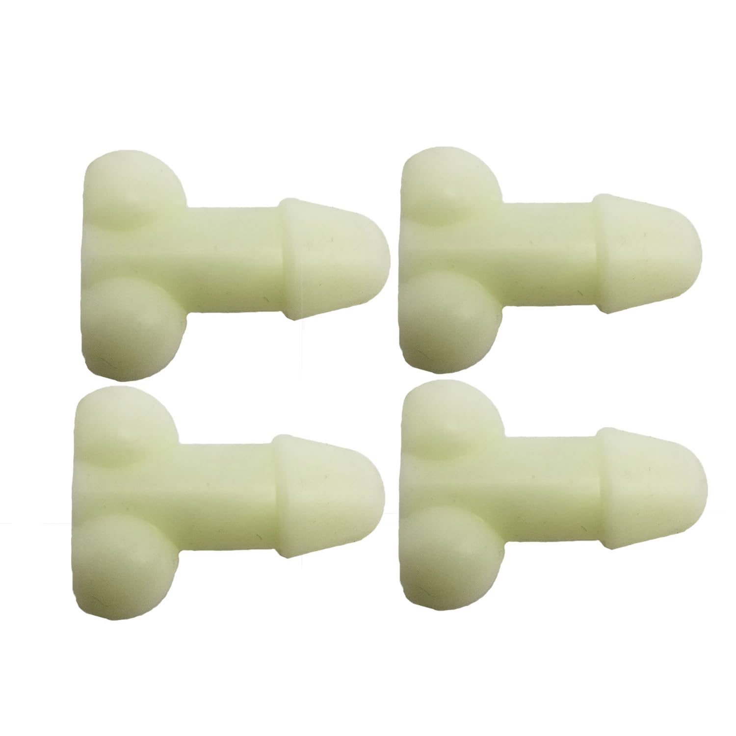 4PCS Valve Stem Caps Funny,Funny Tire Valve Caps,Glow in The Dark Valve stem caps,Glow in The Dark Tire Valve Caps(White)