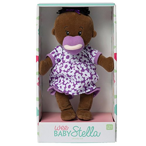 Manhattan Toy Wee Baby Stella – 2er-Set Weiche Babypuppen, Pfirsichfarben, 30,5 Cm, Mit Magnetischen Schnullern – Ab 1 Jahr