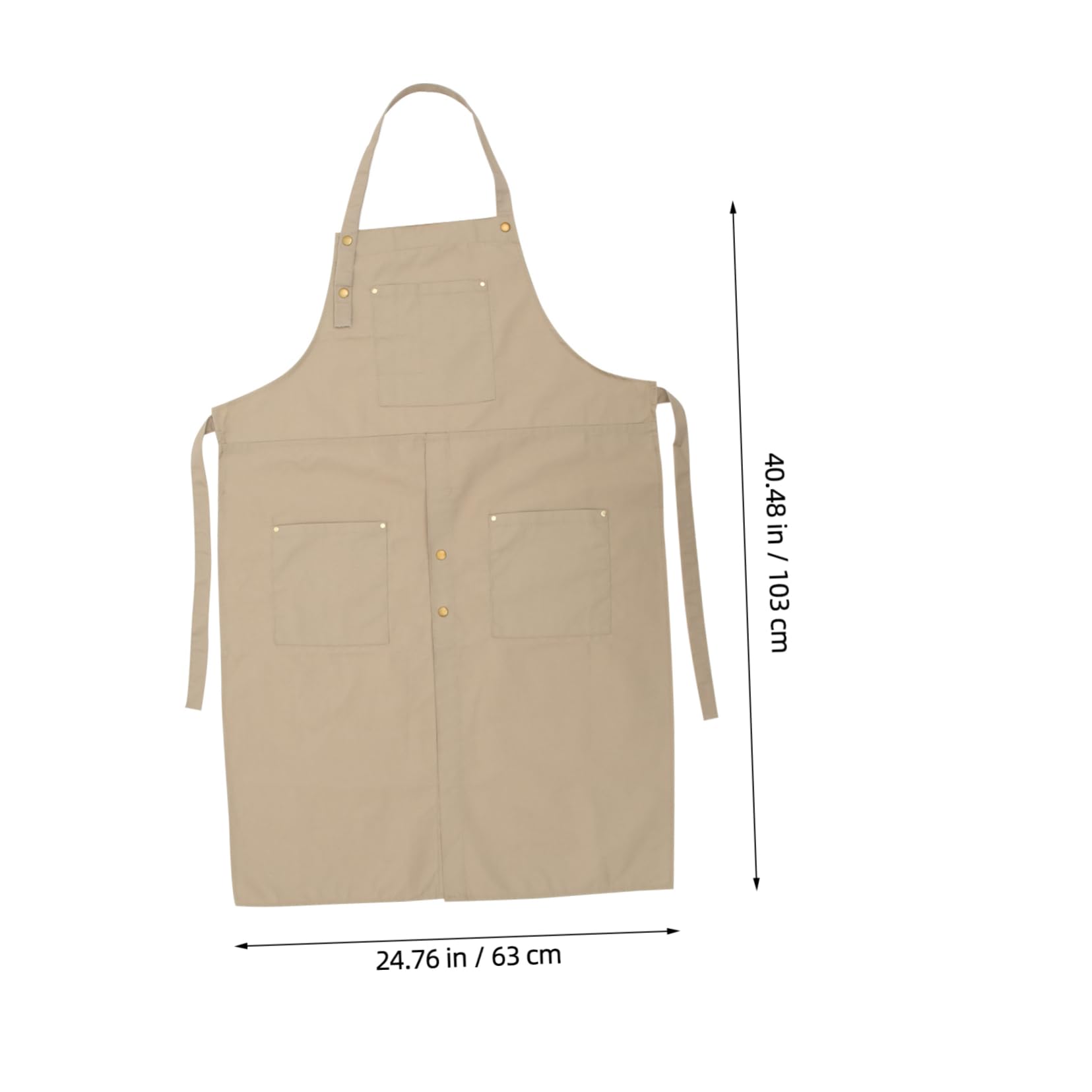 Künstler Schürze aus Robustem Canvas mit Taschen Ölfest und Tragbar für Malerei und Töpferarbeiten bei Kreativer Kunstgestaltung