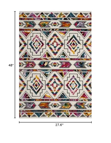 Tapete Fiesta Shag SAFAVIEH 48 x 27 pulgadas miniatura 2