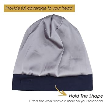 FocusCare Slap Cap Satin Lined for Sleeping Adjustable