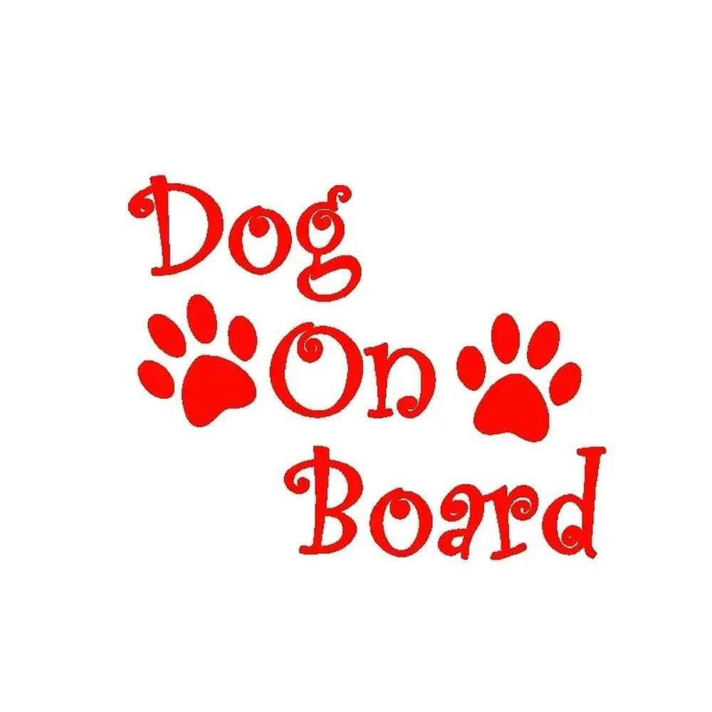 Automotive Replacement Parts Footprints PVC Decorative Stickers Vinyl Film Decal for Car Body Bumper Rear Window Auto Accessories(Red,15x12cm)