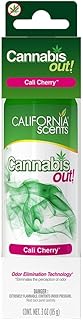 California Scents Car Air Freshener Cannabis Out Spray, Cannabis Odor Eliminator, Cali Cherry, Pack, 3 Oz
