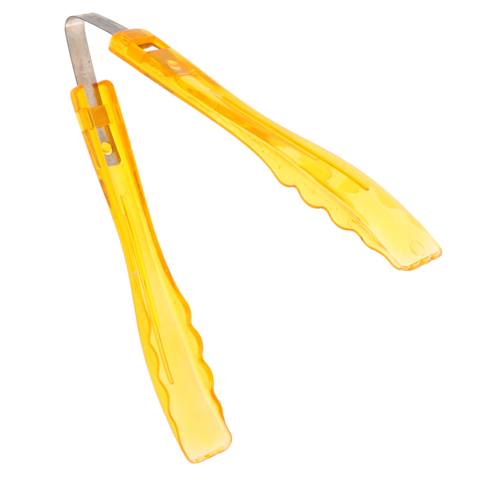 LIFKOME Transparent Food Tongs for Serving Buffet and Events Heavy Duty Cooking Tongs with Visibility Design for Baking and Dessert Serving