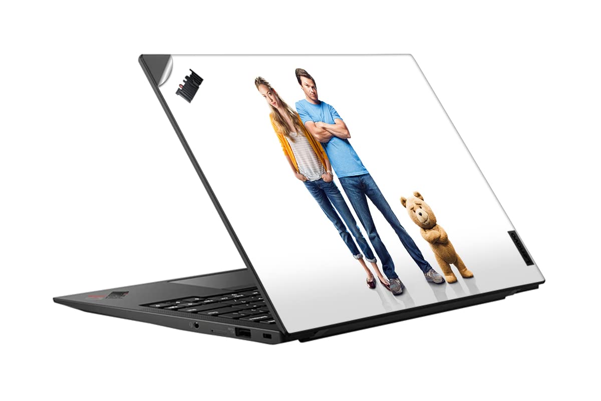 GADGETS WRAP Printed Vinyl Top Only Skin Sticker Decal for Lenovo Thinkpad X1 Carbon 9th Gen - Ted