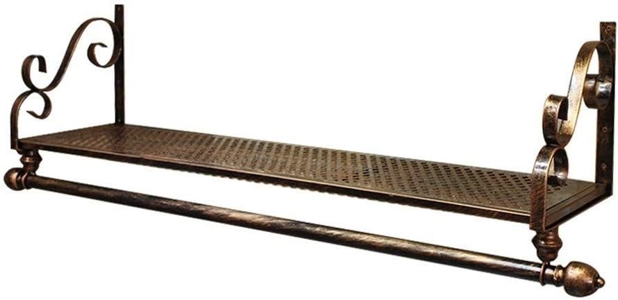 Coat Rack Wall Mounted, Metal Wall Mounted Coat Rack, Entryway Bathroom Bedroom Kitchen Clothing Store Clothes Rail, Coat Hook Hanger/80Cm
