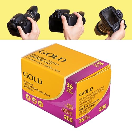 Película fotográfica color para cámaras de 35 mm, ISO 200, 36 exposiciones, compatible con Kodak Gold 200 miniatura 5