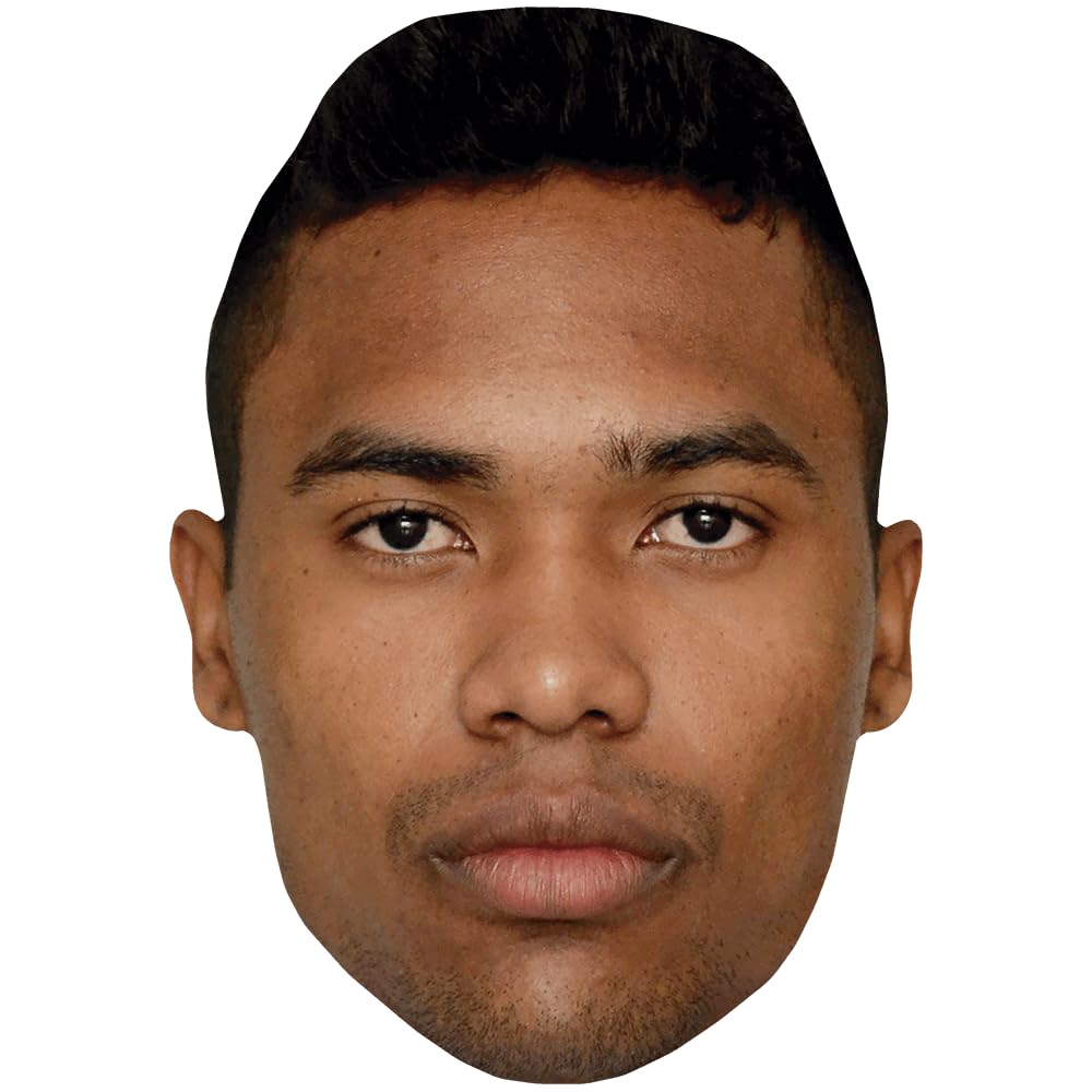 Alex Sandro (Stoic) Celebrity Mask, Flat Card Face, Fancy Dress Mask