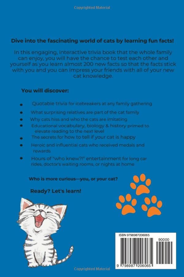 Trivia For Kids Who Love Cats: 170+ Facts to Engage Smart, Curious Cat Lovers & Trade "I'm Bored" for Fun and Learning | An Animal Educational Gift and Activity (Curious Cat Collection) image 3