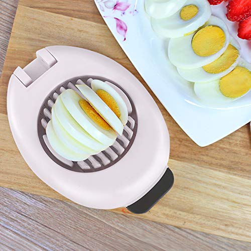 Egg Slicer with Stainless Steel Wire, Egg Cutter, Dishwasher safe, White/Black - Thumbnail 4