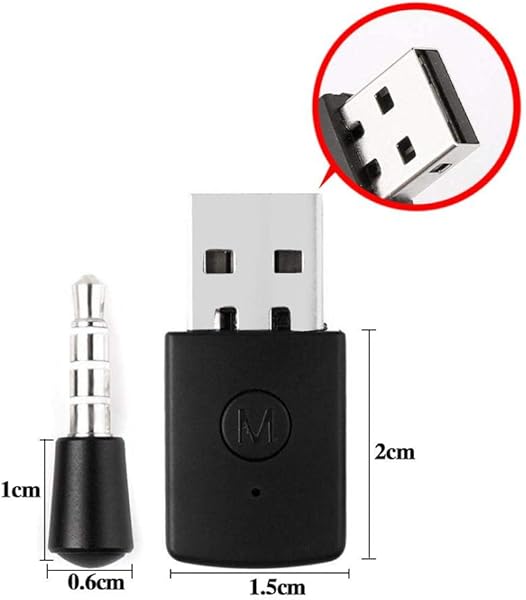 MagiDeal Adattatore Wireless USB 2 0 Bluetooth V4 0 Dongle per Playstation PS4
