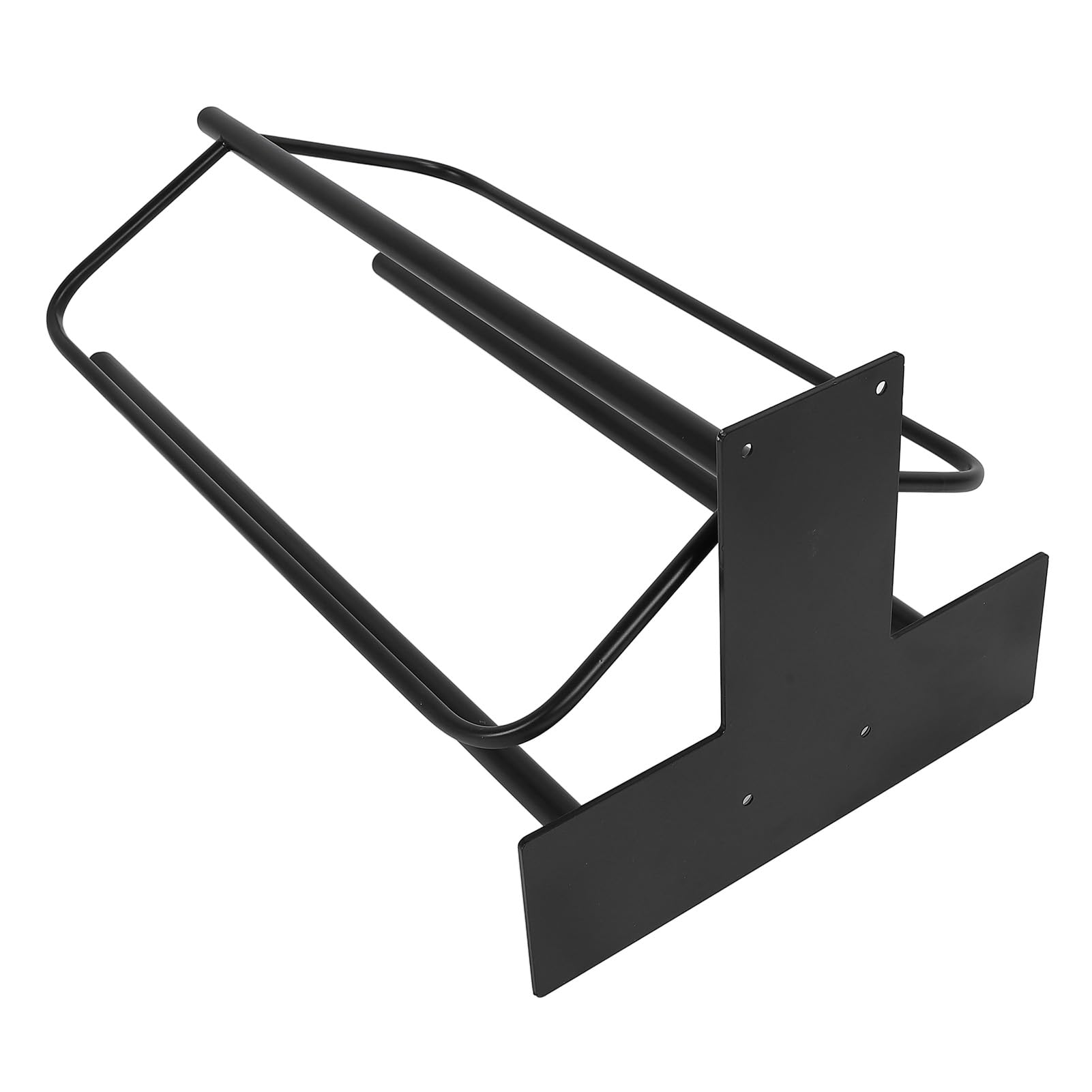 Fafeicy Saddle Rack Parete Montaggio Ferro Doppia Barra Sella Tappeto