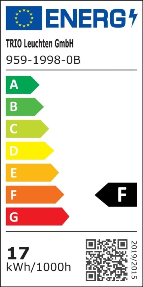 LED Tischleuchte Sina schwarz matt Metall, stufenlos dimmbar über Schnurschalter, 17W, Höhe 45 cm, Breite: 20.7 cm, Tiefe: 15 cm