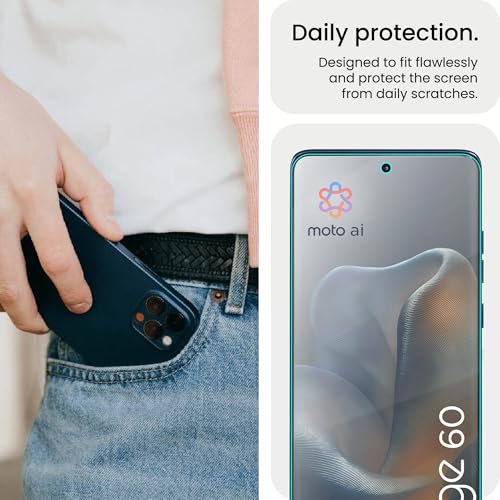 Image of FIRST MART TPU Screen Protector for Motorola Edge 60 - Unbreakable Membrane Protection, Case Friendly Coverage, Bubble-Free, Edge to Edge Coverage [ 1 Pack]
