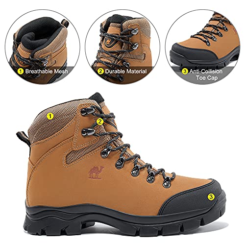 CAMEL CROWN Scarponi Trekking Uomo, Stivali da