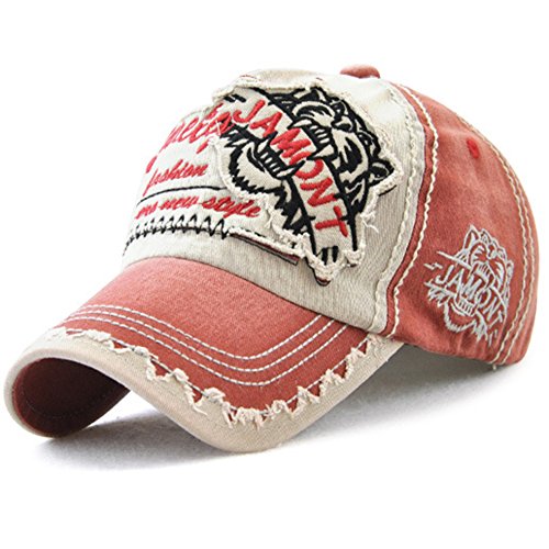 Tioamy Baseball Kappe Basecap Unisex einstellbare Retro Baseball Hut...