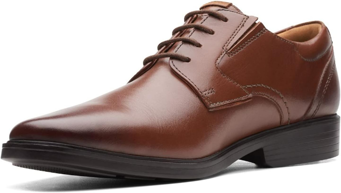 Clarks Men's Clarkslite Low Oxford, Tan Leather, 10