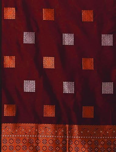 Image of Flosive Woven Kanjivaram Silk Saree With Border