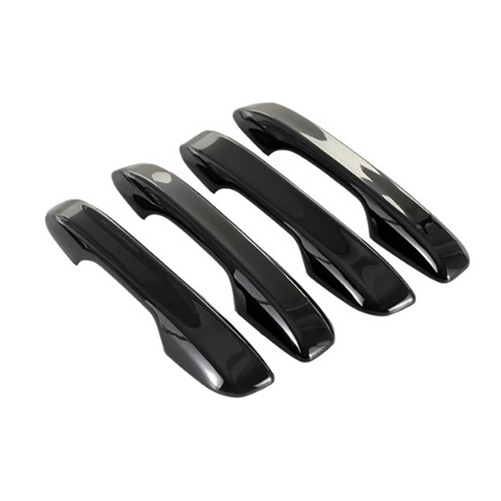 Tingyus One Color Car Outer Door Handle For Civic 11Th For Gen 2022 2023 2024 Car Carbon Fiber Style Exterior Door Handle Moulding Cover Trim W/Keyless Entry Decor