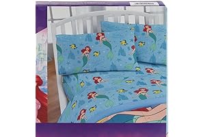 Jay Franco Twin Size Sheet Set 3 Pieces Kids Set (Ariel Little Mermaid)