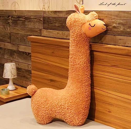 Ryttir 29.5 Inch Big Alpaca Stuffed Animal,Soft And Cuddly Llama Plush Toy Llama Stuffed Animal For Kids And Adults - Perfect Alpaca Gifts For Cuddling, Sleeping, And Room Decoration (Brown) #TOP17