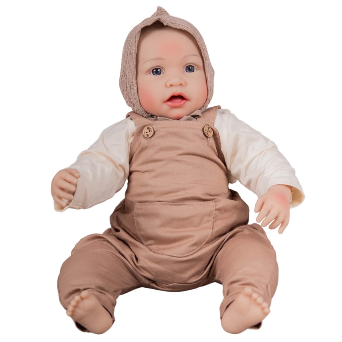 Hoppediz Demopuppe für Trageberatung und Stillberatung | Lebensechte Babypuppe