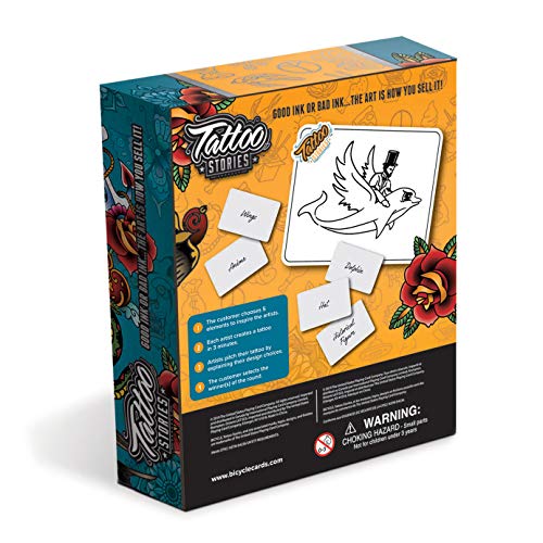 Bicycle Tattoo Stories - Games Party Games - Drawing and Card Game - Image 2