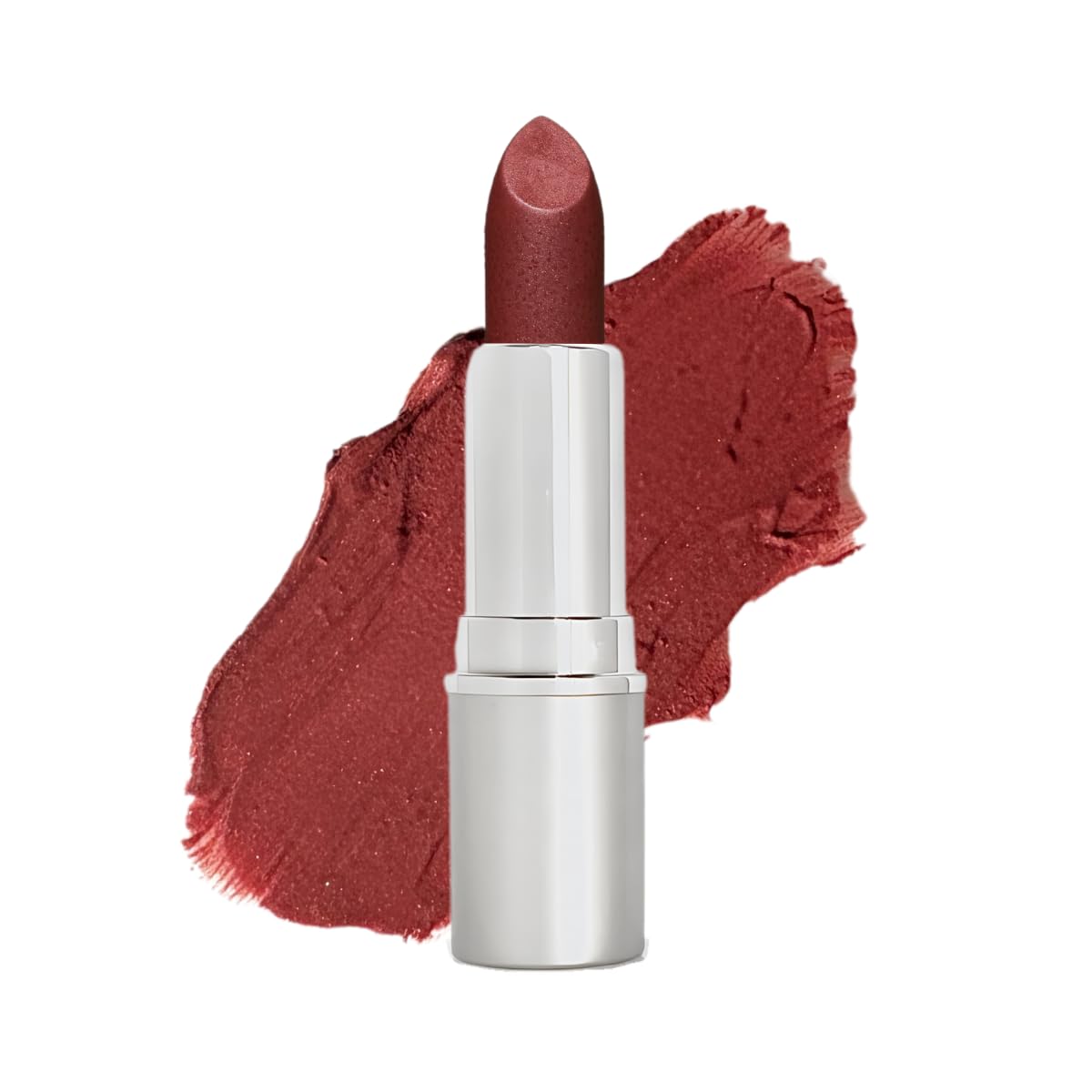 Honeybee Gardens Truly Natural Long Lasting Lipstick, Cherokee, Medium Neutral Mauve, Naturally Hydrating & Nourishing, Vegan, Gluten-Free & Cruelty-Free, 0.13 oz / 3.8 g