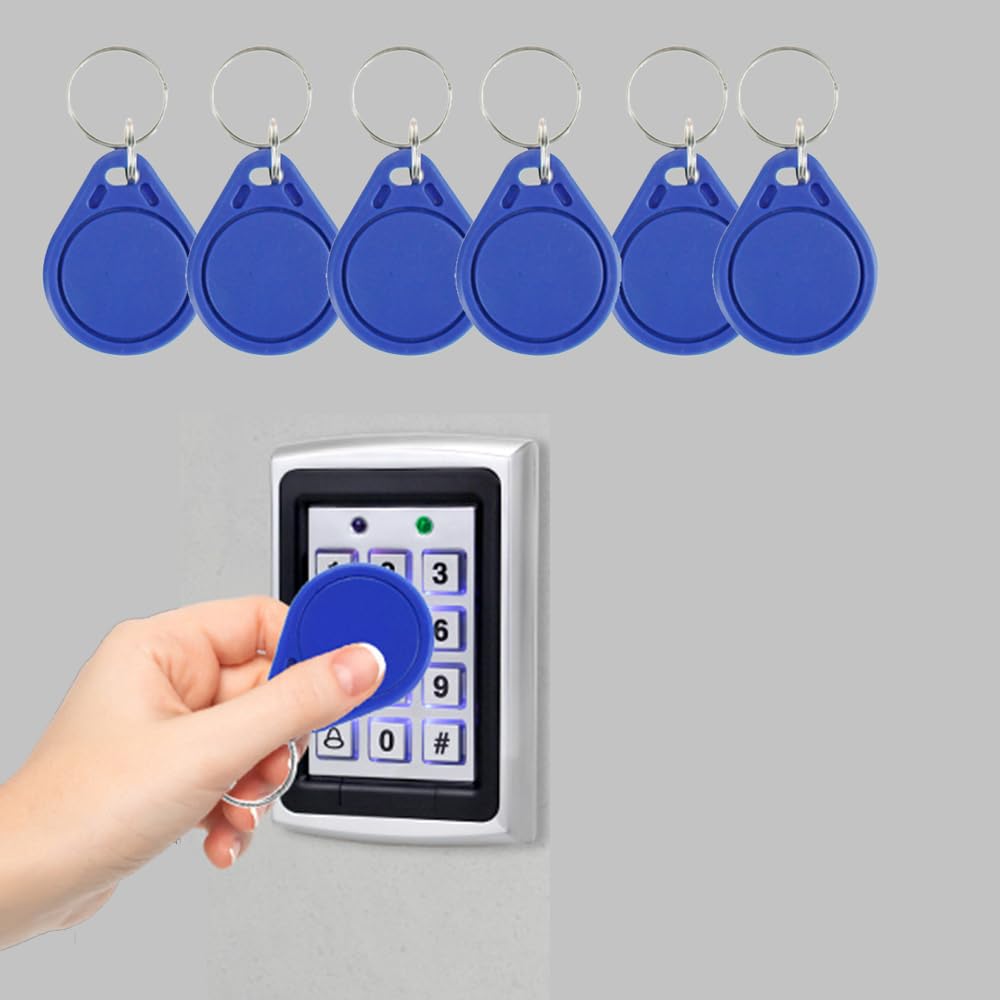 Llavero RFID 13.56 MHz Tarjeta Acceso IC Control Acceso Paquete 50 Colores Surtidos