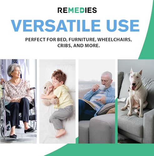 Image of REMEDIES Disposable Underpad 23 X 36 Inches Ultra Absorbent 45g Bed Pads For Adults, Pets, (50 Count)