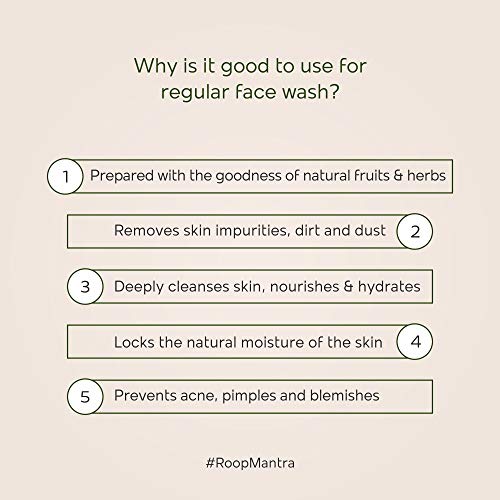 Image of Roop Mantra Mix Fruit Face Wash 115ml (Pack of 3, 115ml)