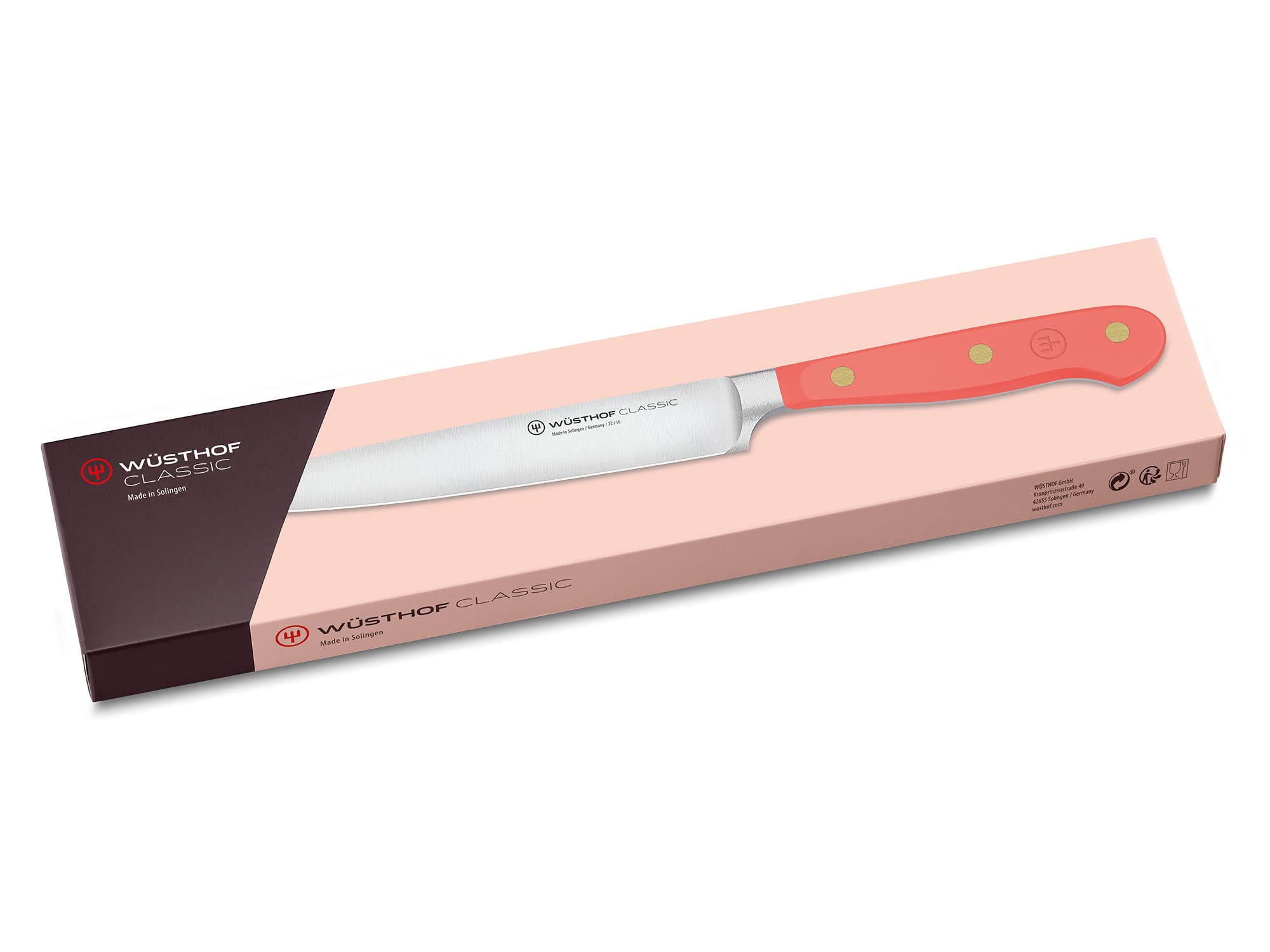 WÜSTHOF Classic cuchillo para jamón 16 cm, Coral Peach (naranja)