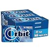 علكة ORBIT Peppermint الخالية من السكر مغلفة بشكل فردي، عبوات كبيرة من العلكة، 12 عبوة من 14 قطعة (إجمالي 168 قطعة)