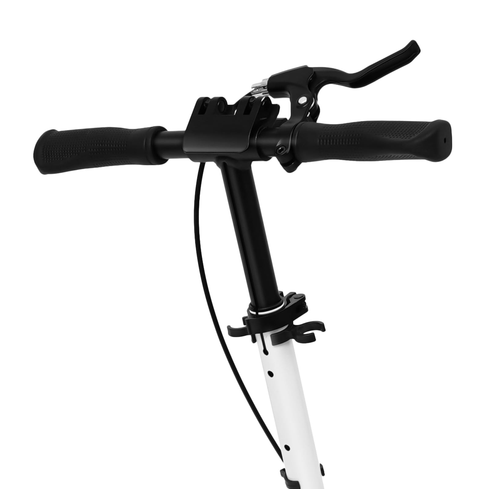 Trottinette adulte avec frein à disque double, pliable, capacité de charge maximale 100 kg, trottinette de ville réglable en hauteur, convient pour les routes extérieures
