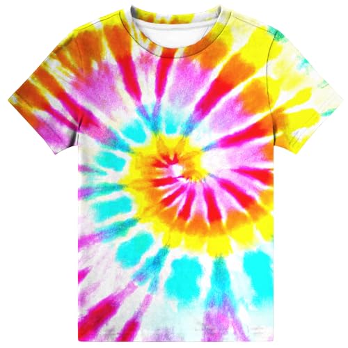 Image of Hgvoetty Boys Girls Graphic T-Shirts Kid 3D Casual Tops Tees for 6-16 Years