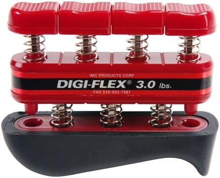 Digi-Flex-10-0741 Cando Hand and Finger Exercise System Red, 3 lbs Resistance