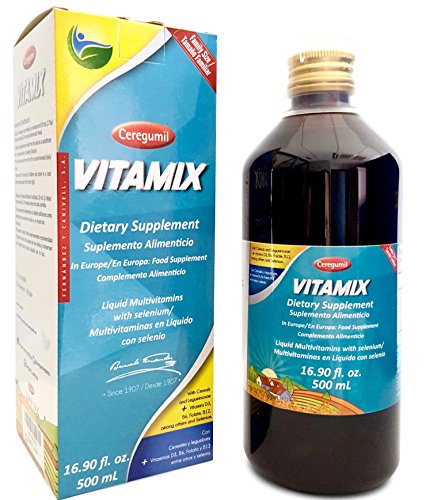 Ceregumil VITAMIX Family Size Liquid Multivitamin with Vitamin B Complex (B12, B6), Vitamin