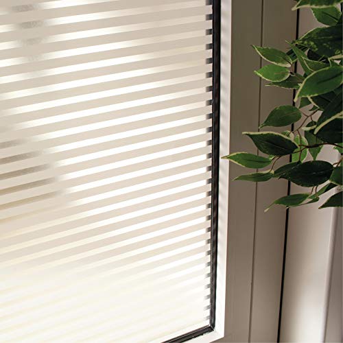 D-C-Fix Privacy Glass Reusable Static Cling Window Film, Linia (Stripes), 26" X 59" Roll #TOP6