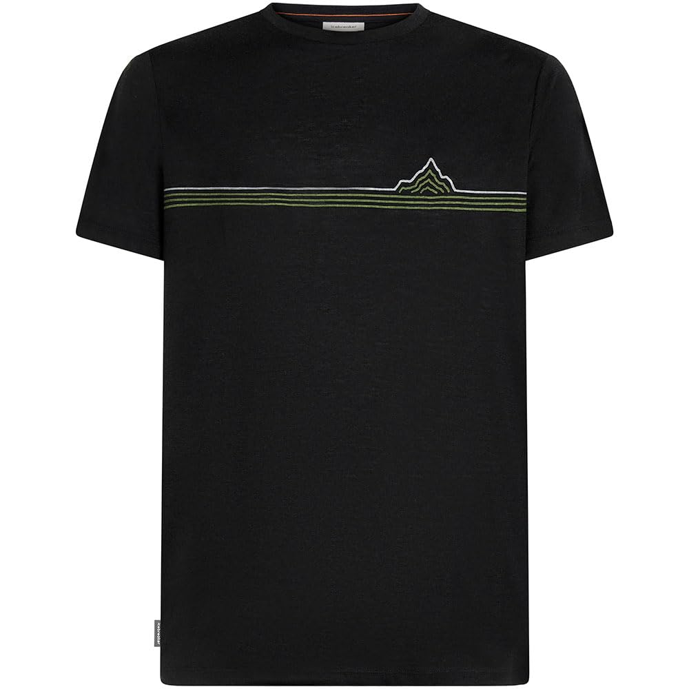 ICEBREAKER 150 Tech Lite Range Stripes Short Sleeve T-Shirt S