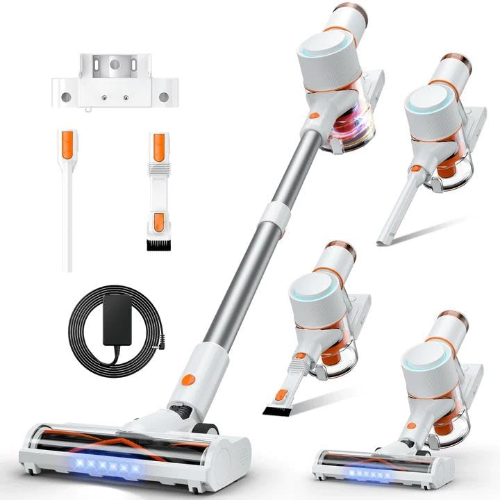 Cordless Vacuum with LED Touch Screen