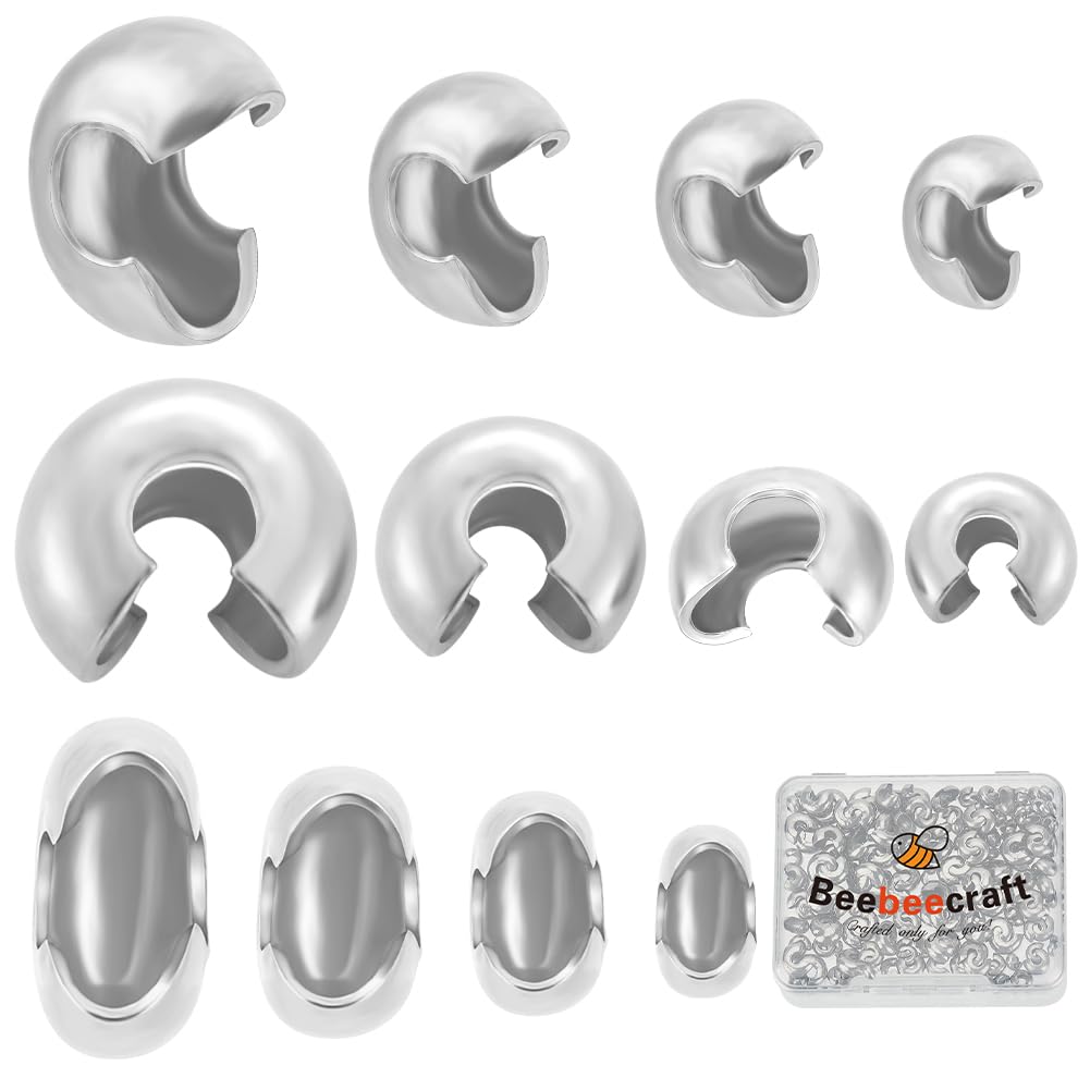 Acquista 1 scatola di perline per nail art in acciaio inossidabile da 0,8 mm/1 mm/1,5 mm