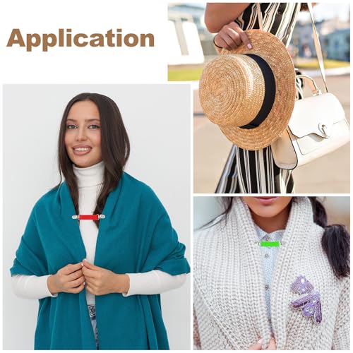 Attaches élastiques uxcell anti-chute pour châle pull écharpe et robes