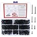 Produktbild 220 Stück Selbstschneidende Holzschrauben, M3,5 schwarz flache Kreuzkopf Blechschrauben, Trockenbau Maschinenschrauben Sortiment Kit für Trockenbau, Möbel, Holzschrauben - 16/20/25/30/35/40/50mm