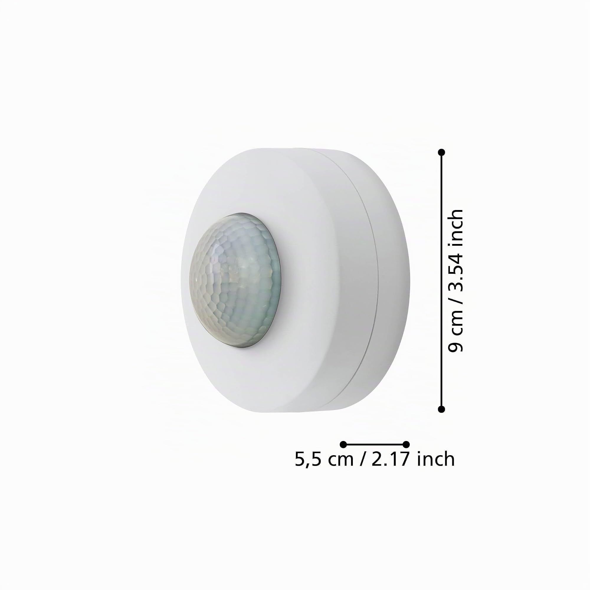 EGLO détecteur de Mouvement Detect me 6, capteur de Mouvement en Plastique