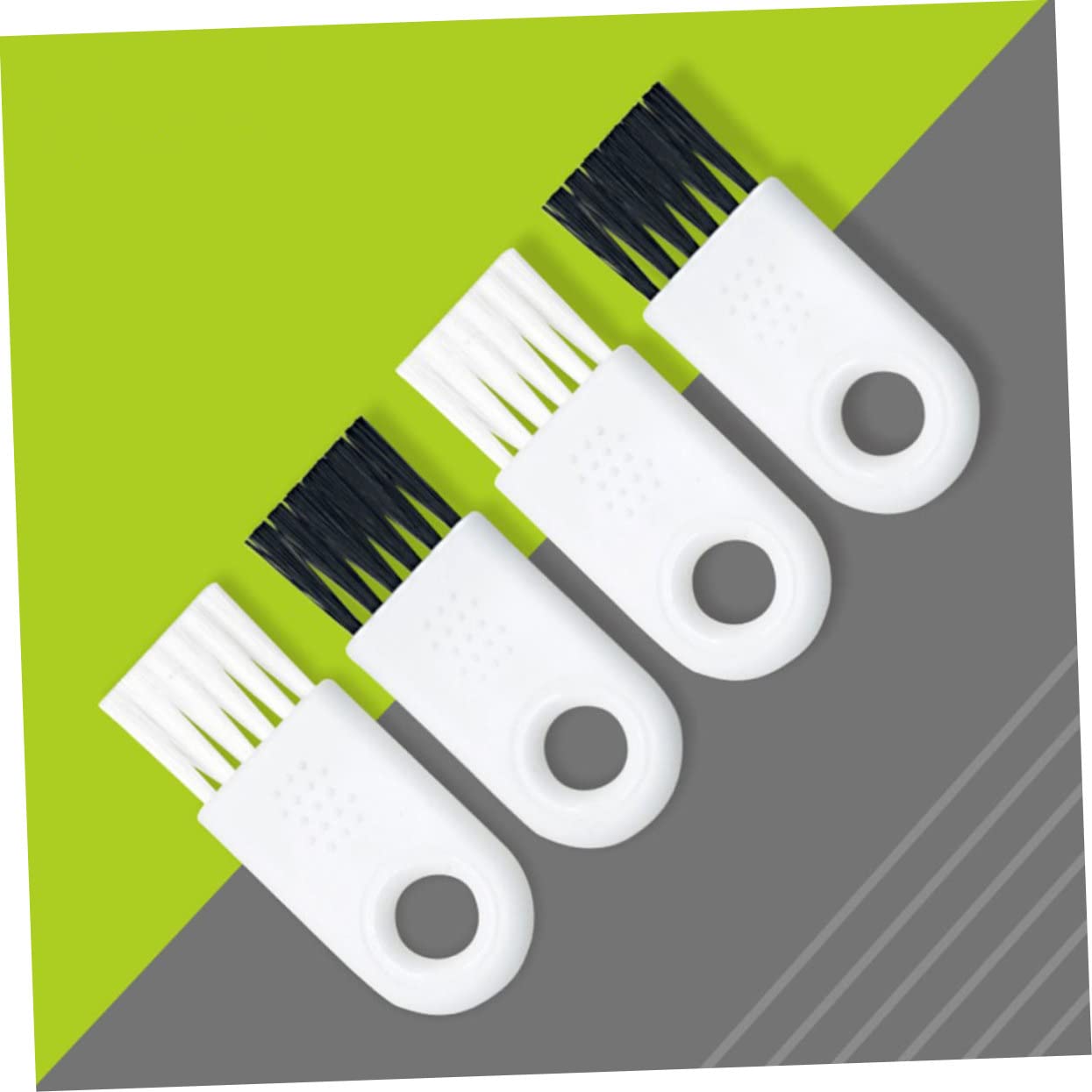 Ipetboom Men's Shaving Brush Razor Cleaning Brush Abs Material Sturdy Non-Shedding Razor Duster Cleaning Tool