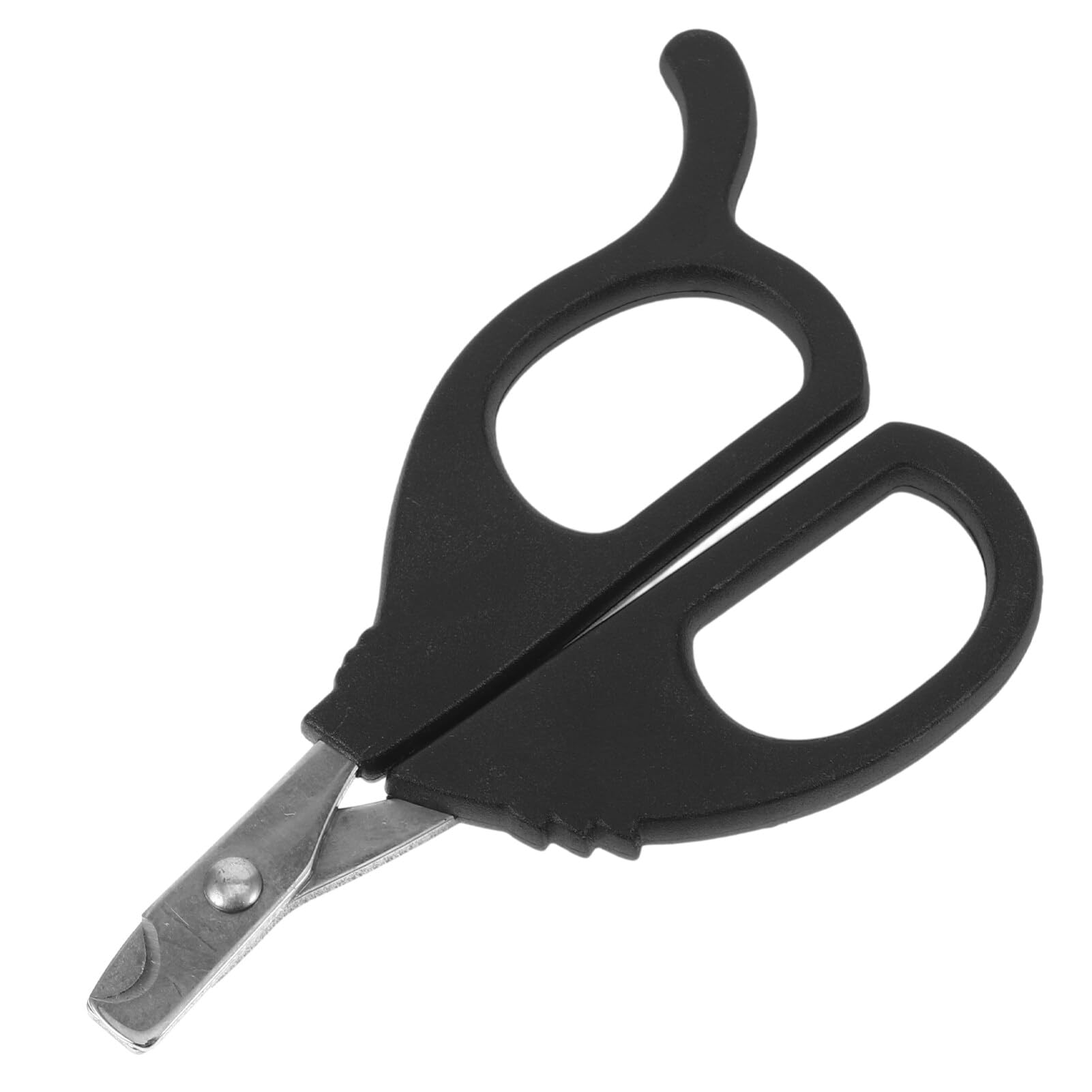OUNONA Scissors-Shaped Pill Cutter, Sharp Blade Pill Splitter with Ergonomic Handle for Small Large Pills Tablets Medications