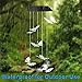 SUNJOYCO Butterfly Solar Wind Chime Outdoor