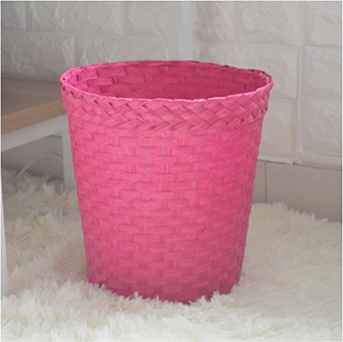 LIYONGDONG® Cestini di rifiuti Rattan made Casa da...